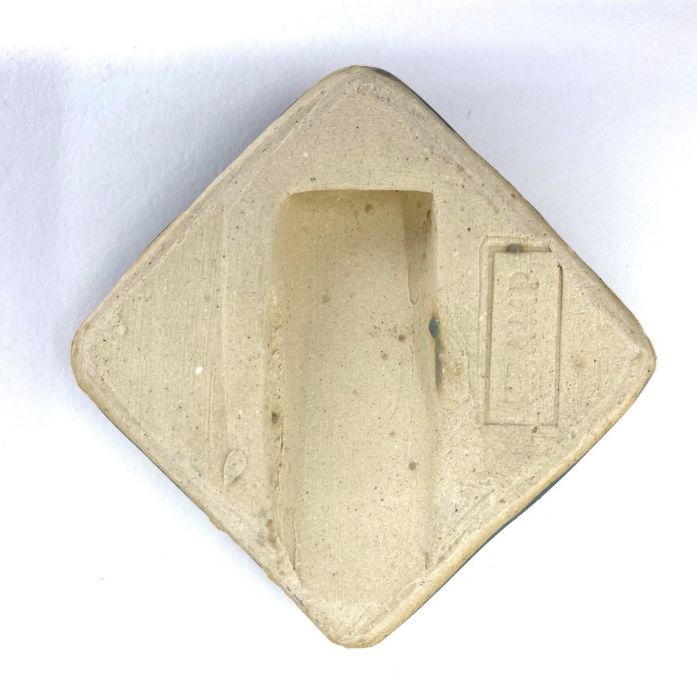 Fish Dinner 2x2” Ceramic Art Tile By Gretchen Kramp