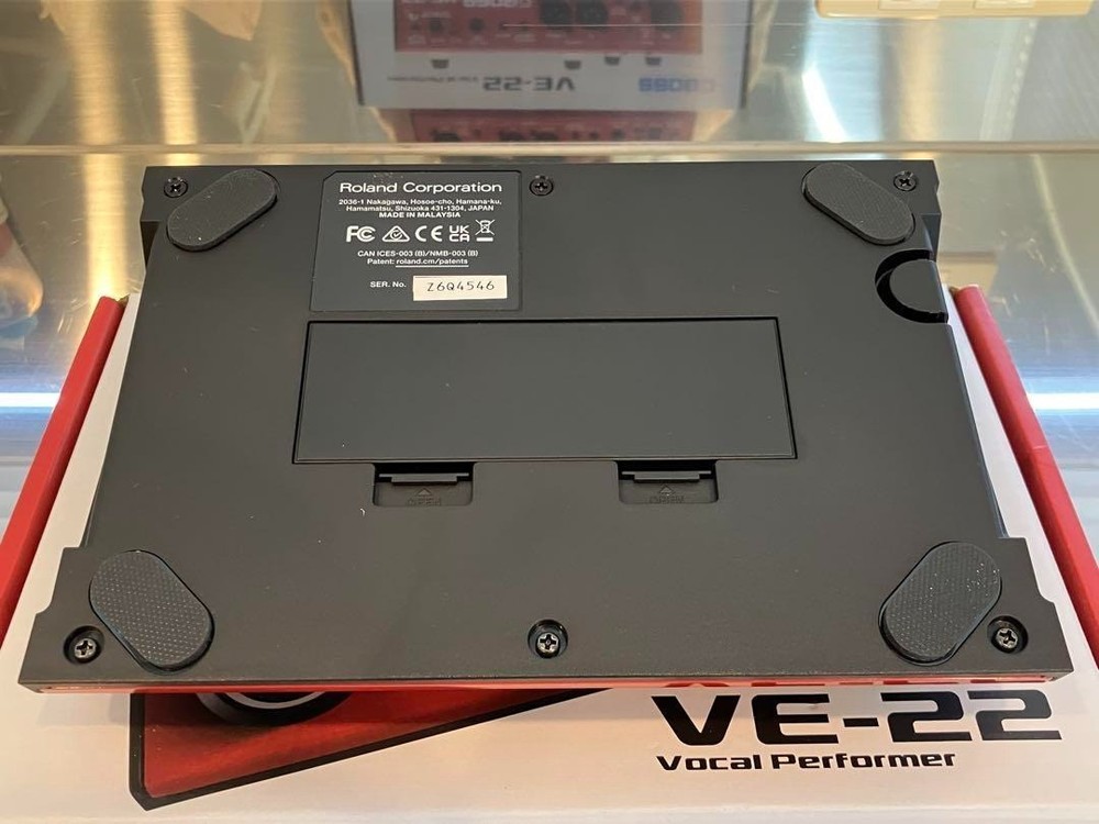 Boss VE-22 Vocal Performer Vocal Multi-Effects Red USB-C Audio Interface Compact
