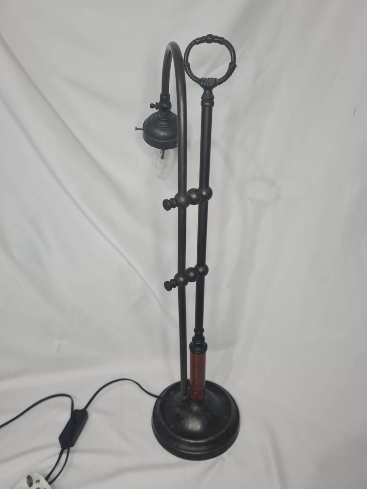 Statement Industrial Campaign Desk Lamp | Solid Heavyweight Task Light | 56cm