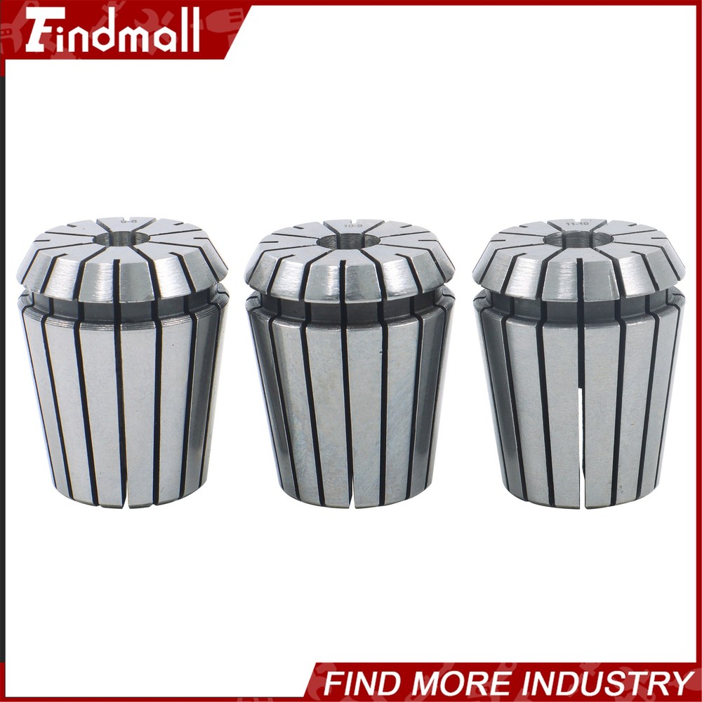 Findmall ER32 Collet Set 18pc for MT3 Spindle M12 Thread Spring Collets