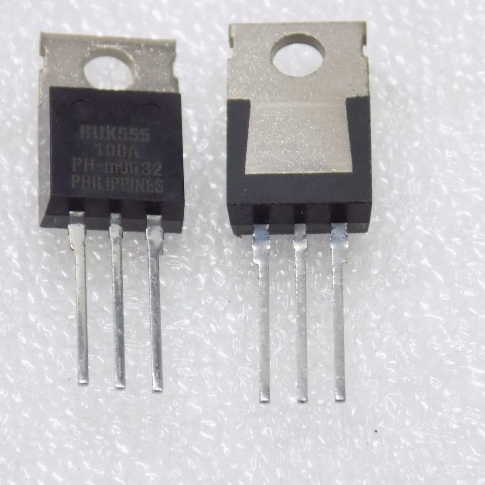 10x PHILIPS BUK555-100A TO-220 Transistor