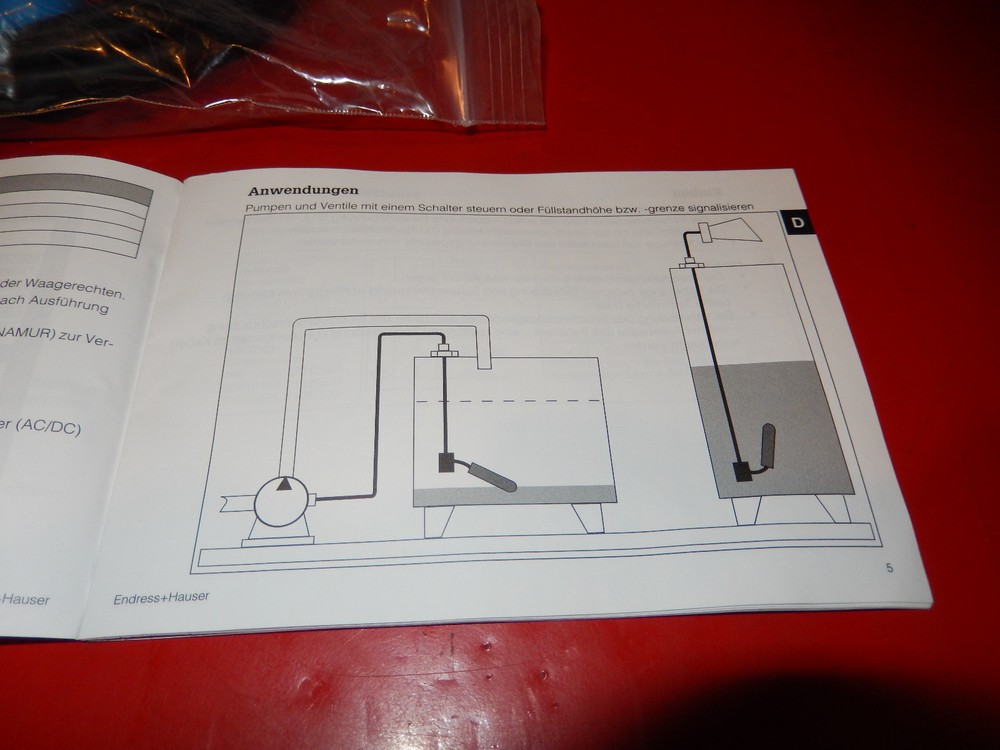 Endress+Hauser float switch FTS 20 AC/DC CSM