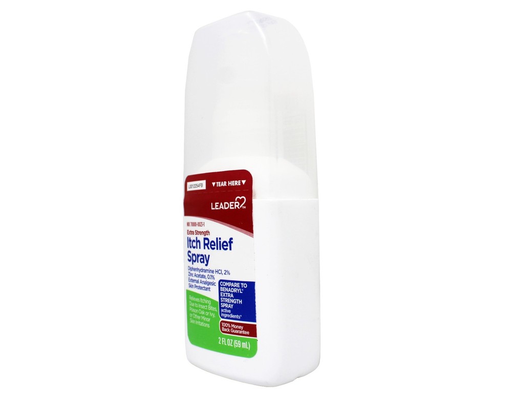 Leader Itch Relief Spray, 2-Pack, 2 Fl Oz Each