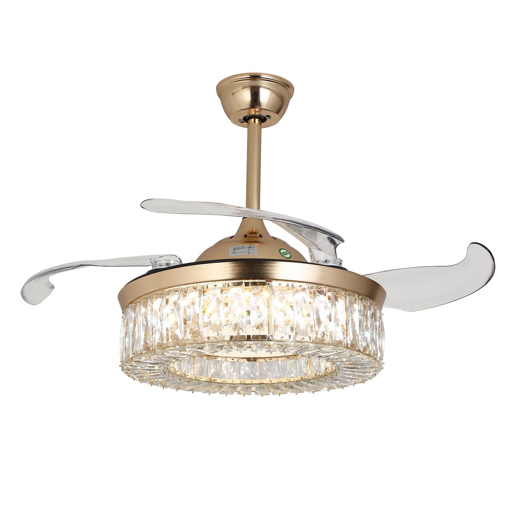 LED Ceiling Fan Ceiling Fan with Remote, Adjustable LED Ceiling Light Fan NEW��