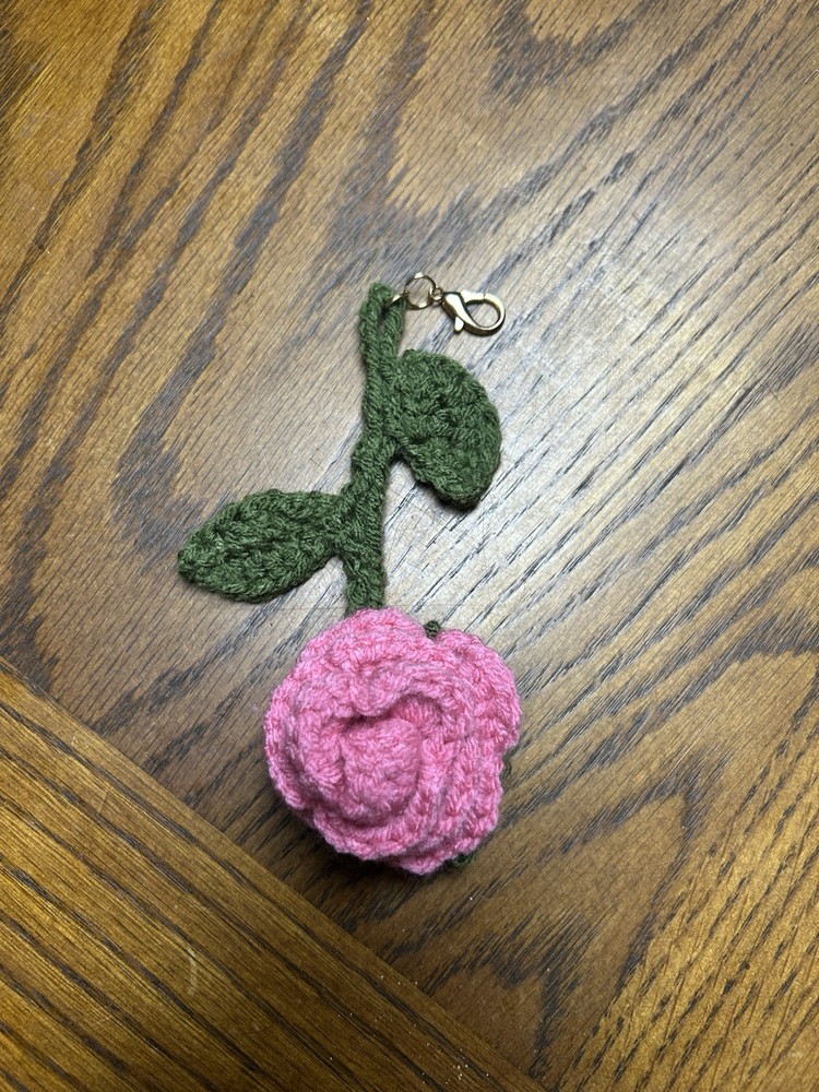 Crochet Flower Bag Charms
