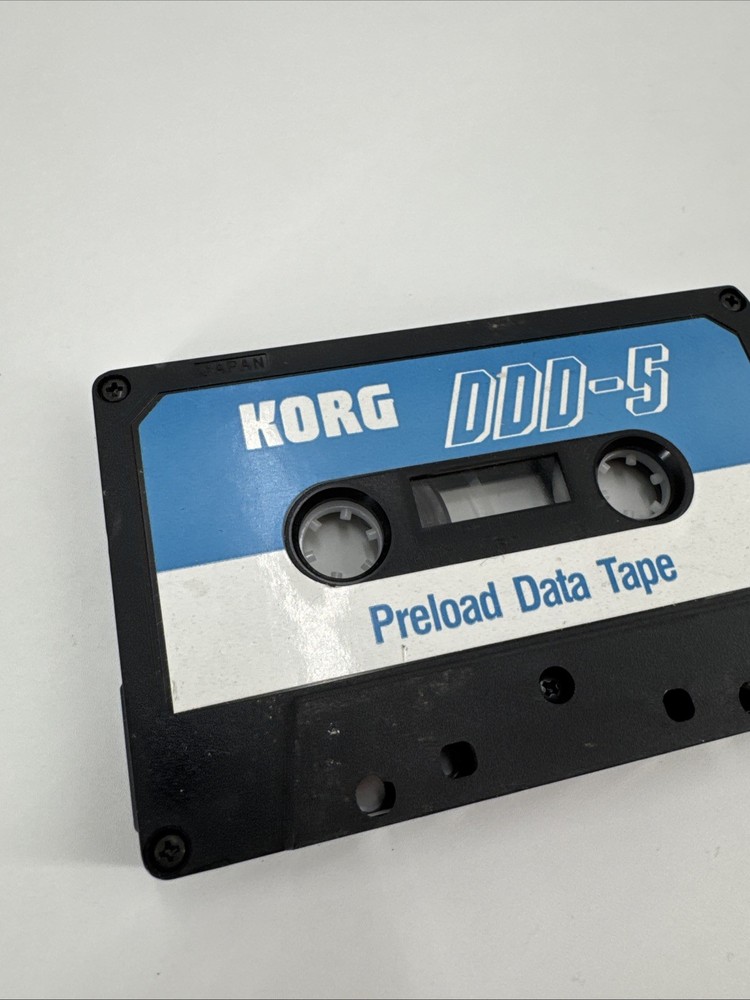 Korg - DDD-5 Preload Data Cassette Tape. Fast Shipping.