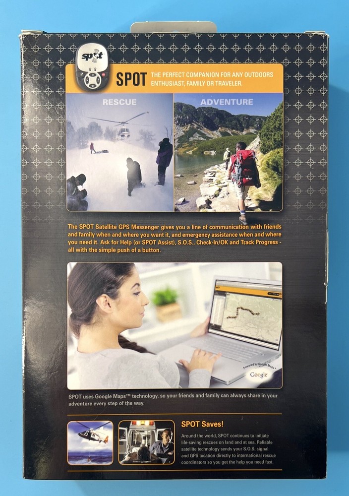 SPOT Satellite GPS Messenger 2 Handheld SOS - New