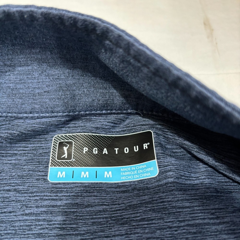 Pro Tour Blue 1/4 Zip Pull Over Jacket Men's Size M Long Sleeve