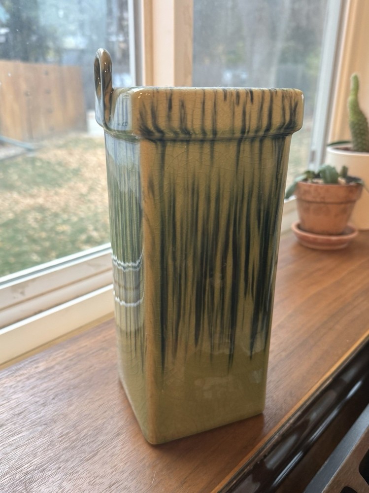 Arhaus Ceramic Drip Wall Vase/Planter