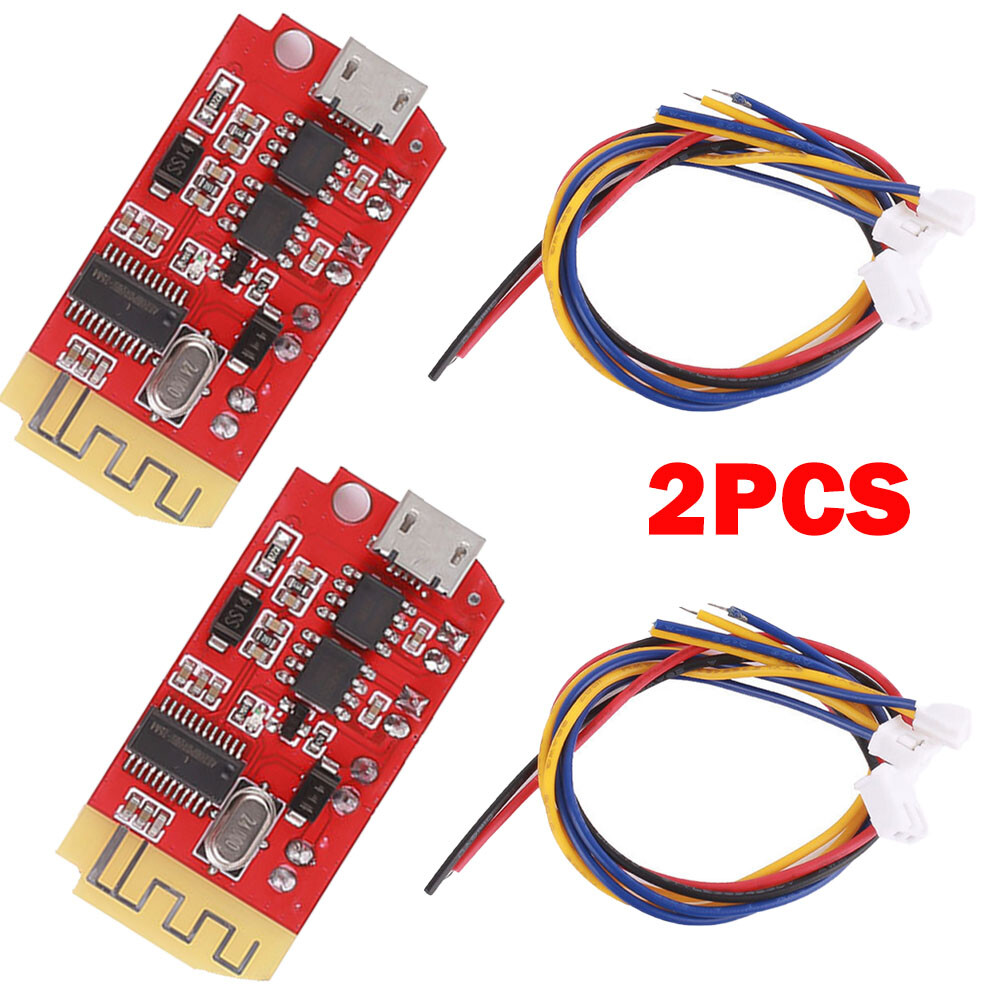 2pc 2*5W 3.7V-5V Dual Plate Bluetooth Amplifier Module DIY Speaker Modification