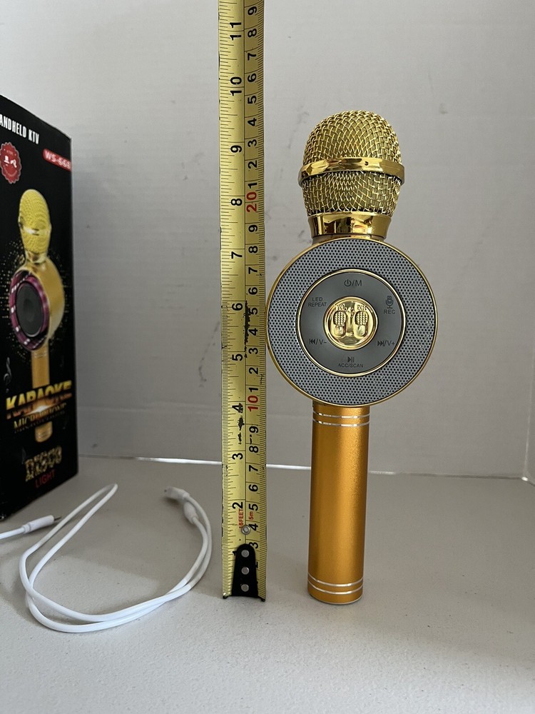 Handheld Ktv WS-668 Karaoke Microphone Plus Voice Controller TESTED WORKING