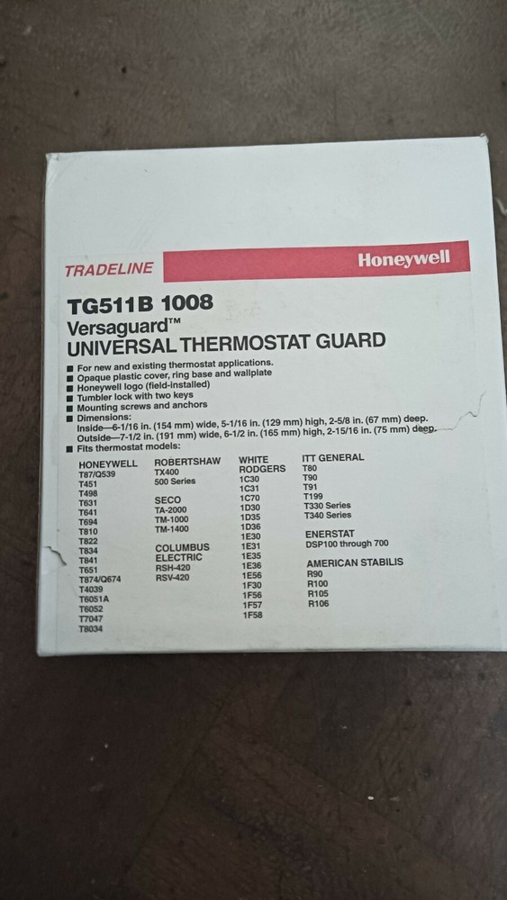 Honeywell TG511B 1008
