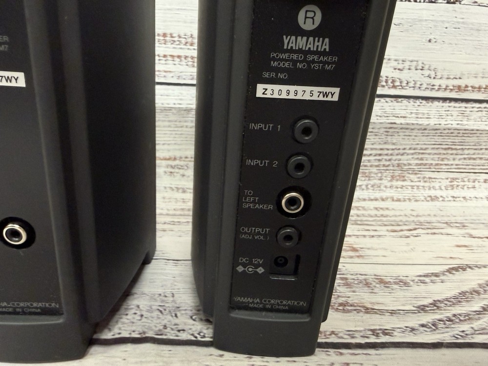 Yamaha Powered Speakers Active Servo Technology Model No. YST-M7 - Working!