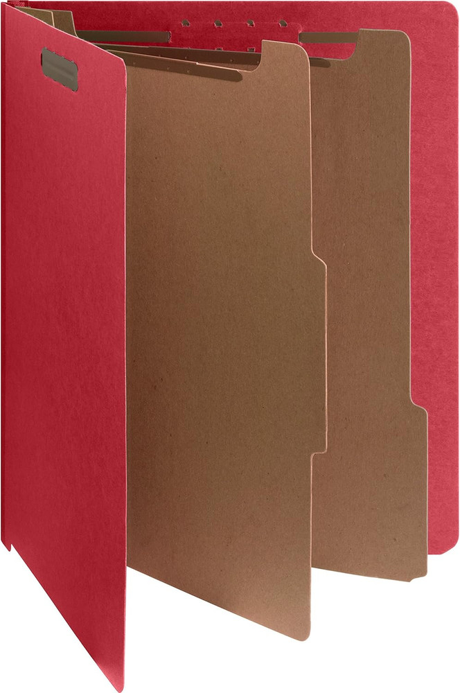 Recycled End Tab Classification Folders (NATSP17372)