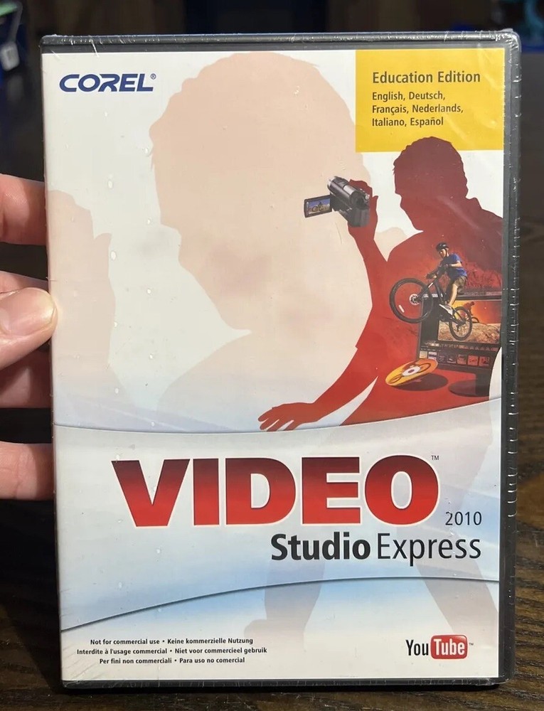 Corel Video Studio Express 2010 Education Edition New Sealed Computer Software