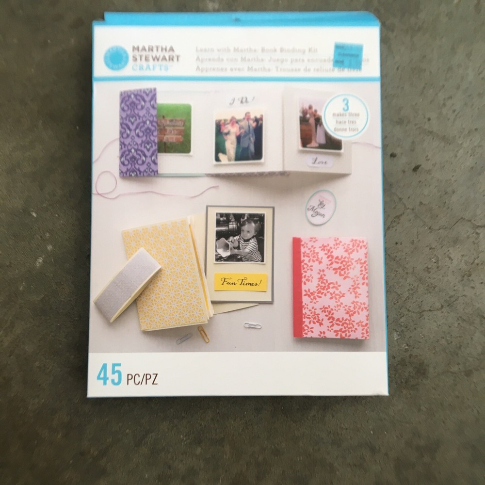 martha stewart craft kit: book binding kit