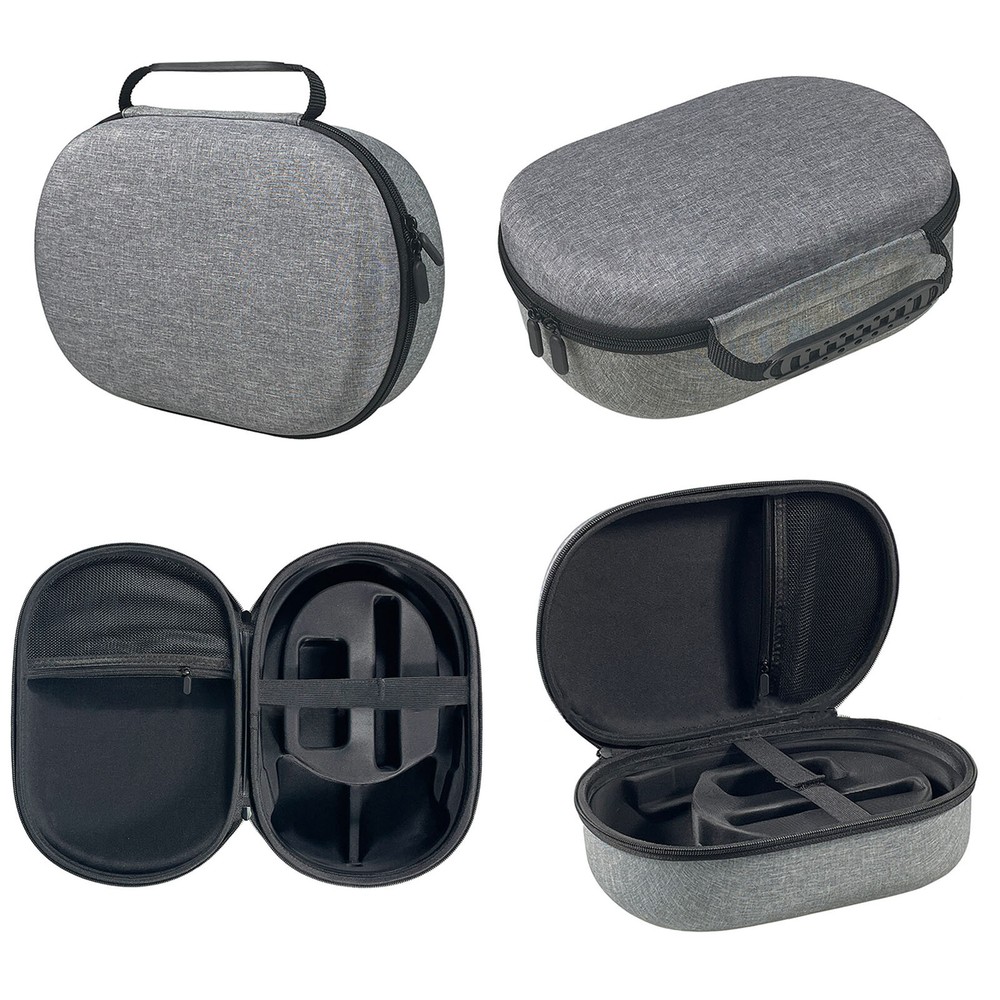 Gray Hard Protective Case Storage Bag Accessories For Vision Pro VR Glasses