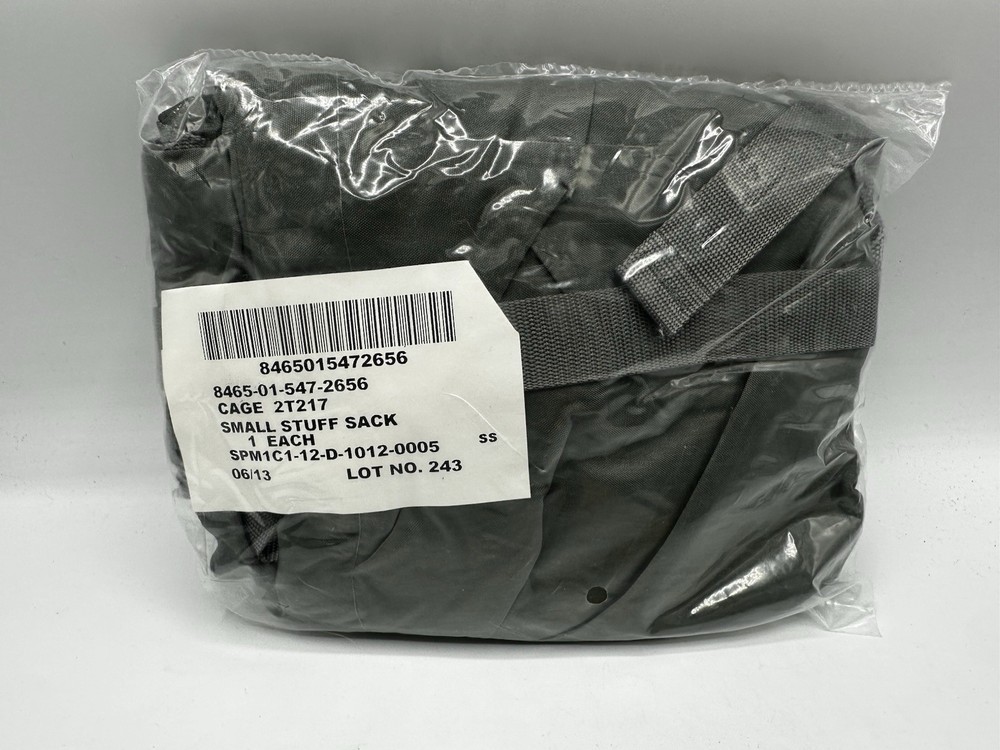 New USGI, SMALL COMPRESSION STUFF SACK, Foliage Green/Grey