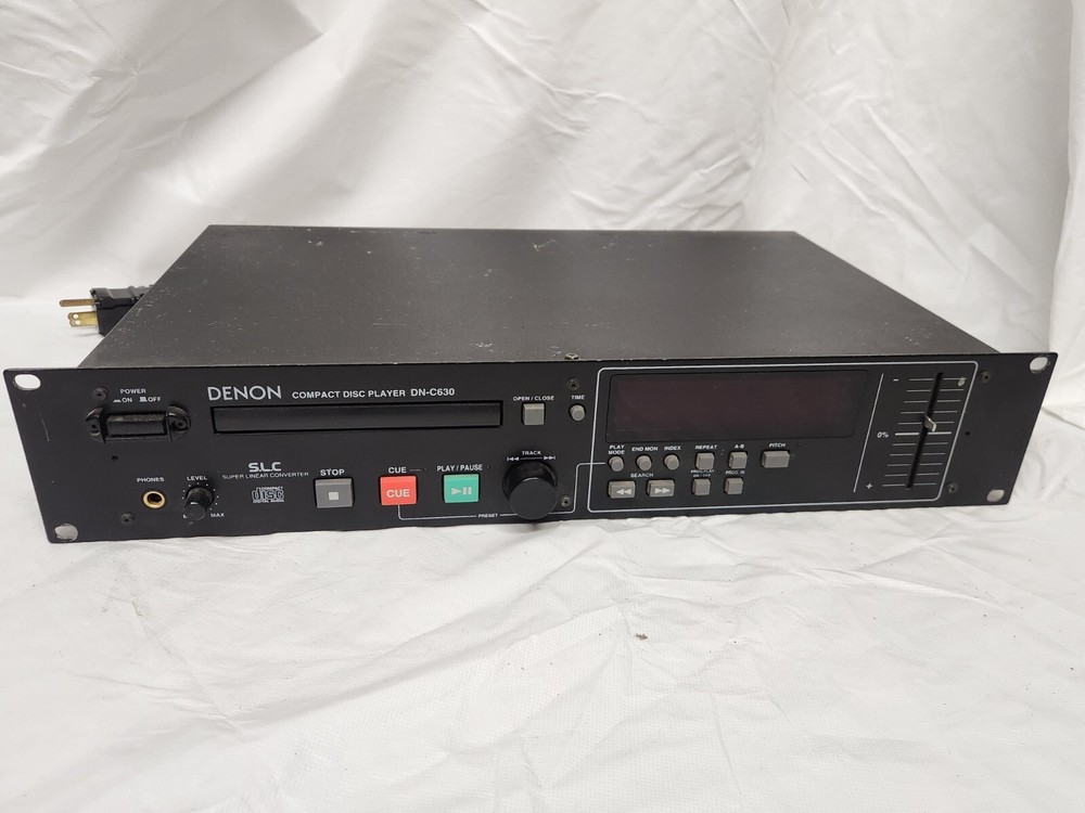 Denon DN-C630 Professional Single CD Player AS IS UNTESTED
