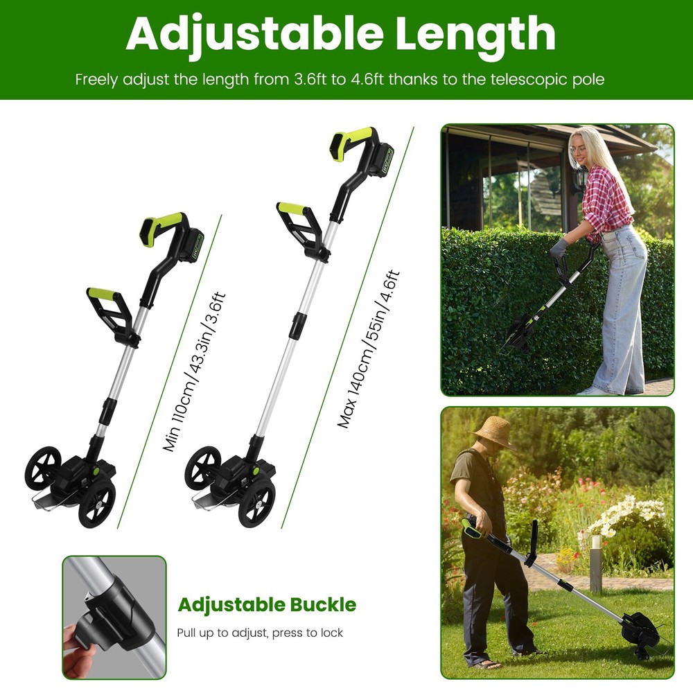 Cordless Electric Brushless Cutter Lawn Edger Grass String Trimmer