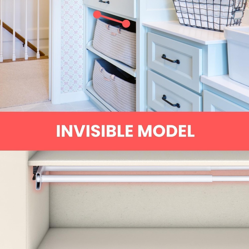 Space Saving Under Cabinet Drying Racks - Hidden Drying Racks