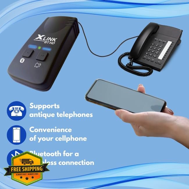 Xtreme Technologies XLink BT HD Bluetooth Cell to Telephone Adapter