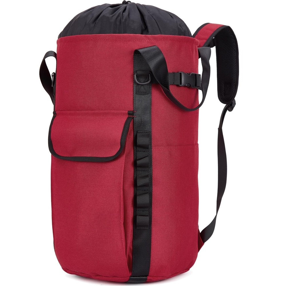 PAMLIAPY Arborist Rope Bag, 35L Tree Climbing Red