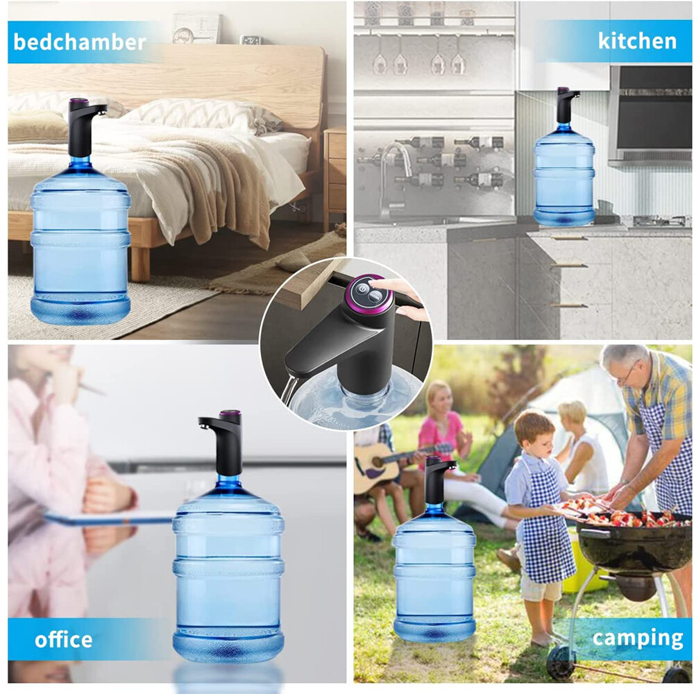 Water Bottle Switch Pump Universal Electric Automatic Jug Dispenser 5 Gallon USB