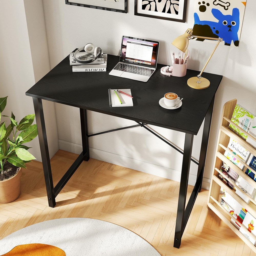 DUMOS 32 Inch Office Small Computer Desk Modern Simple Style Writing Study Wo...
