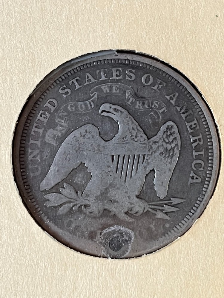 1867 Seated Dollar