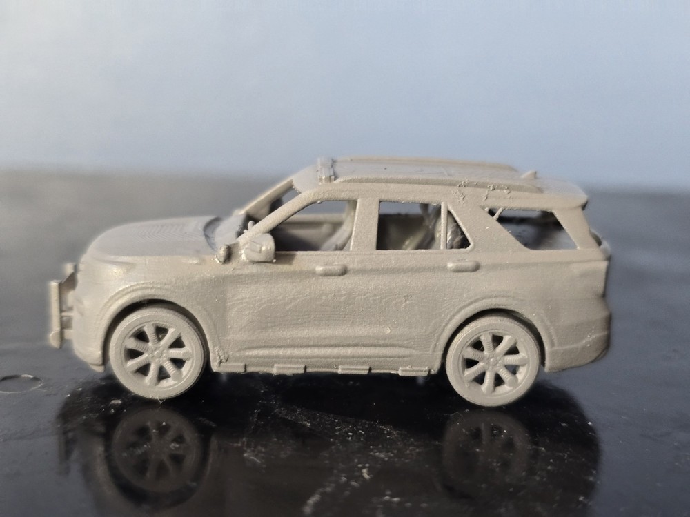 Ho Scale Ford Explorer Interceptor 2 Pack Undecorated Kit 3d Printed