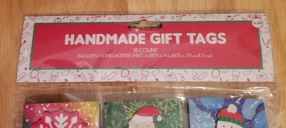 Gift Tags Holiday General Anyone Any Age 18 Count Pack Dimensional