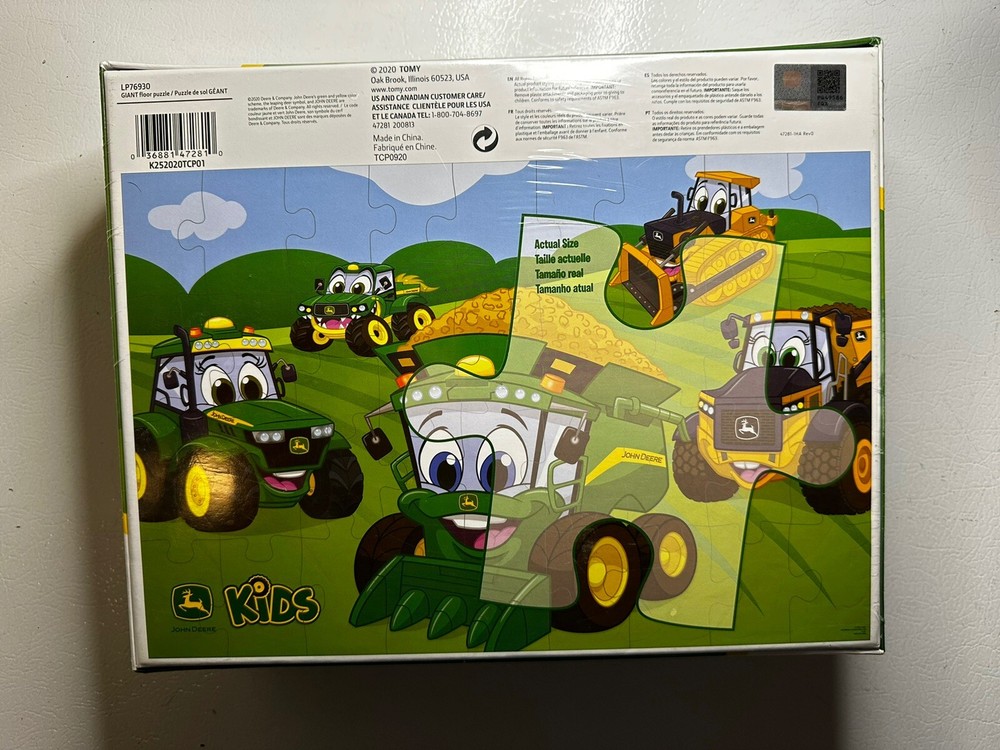 John Deere Giant Floor Puzzle