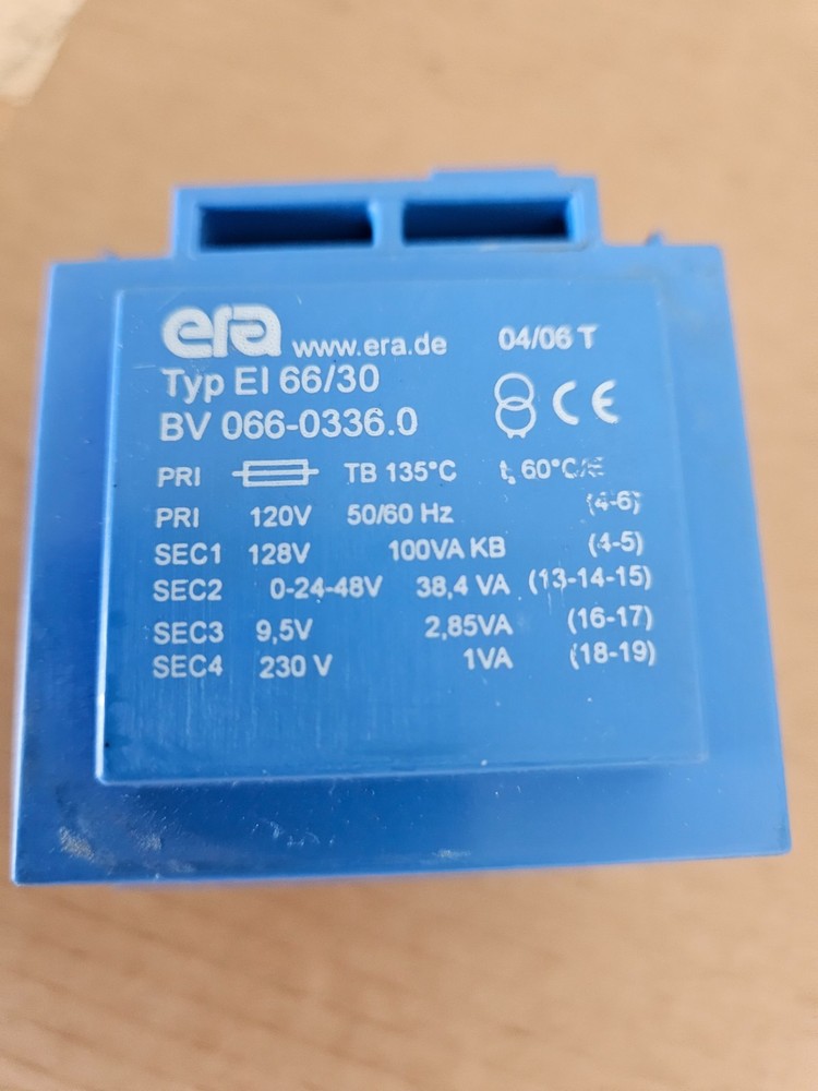 Buderus Transformer 78191 120VAC – GB142 Boiler OEM Part – Used Tested