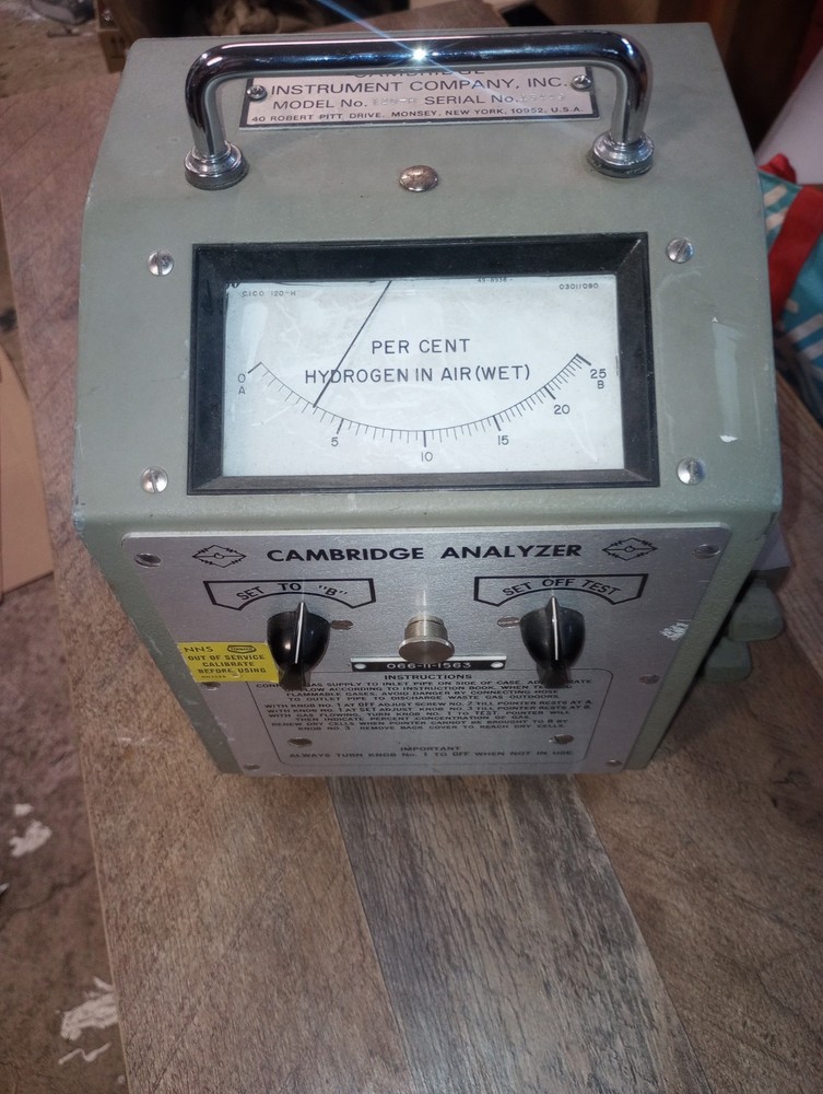 Cambridge Hydrogen Analyzer 120-H / Cambridge Instruments