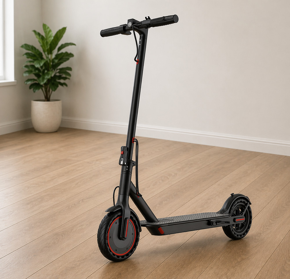 Electric Scooter 350W 19MPH Foldable Adults w/App 16Mi Range 8.5" Tires