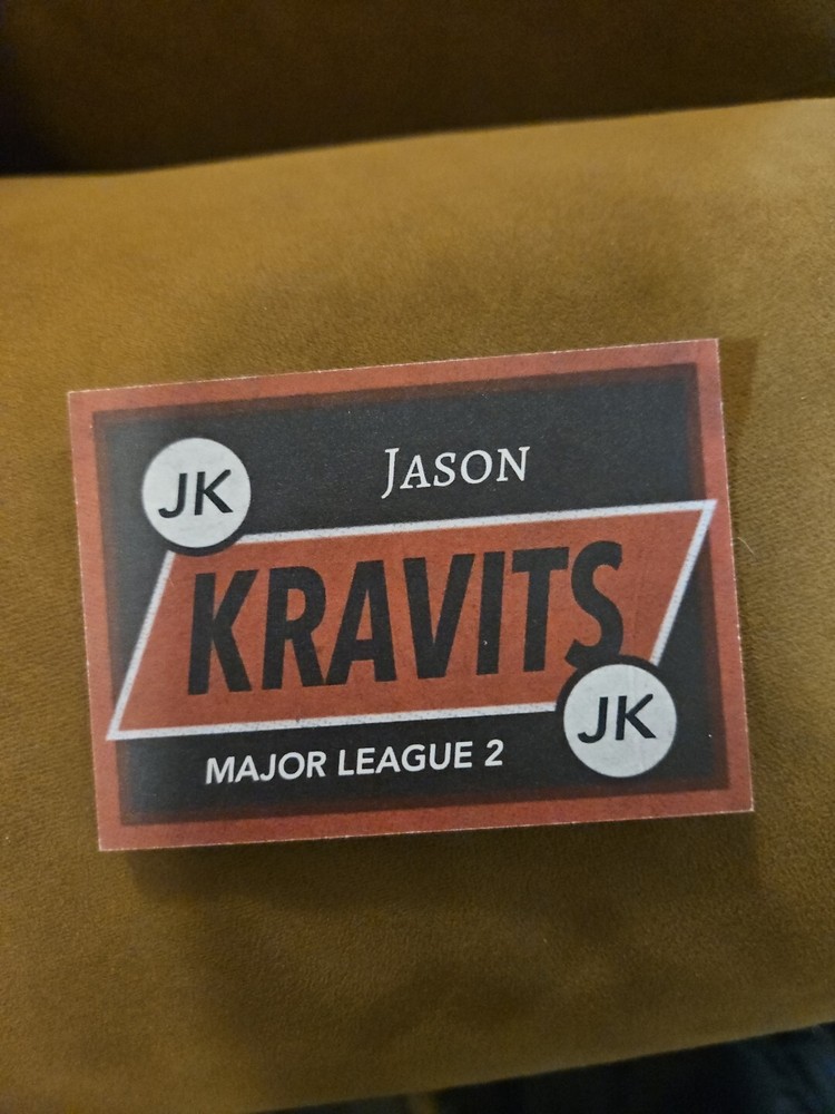 Jason Kravits Custom Signed Card - Major League 2