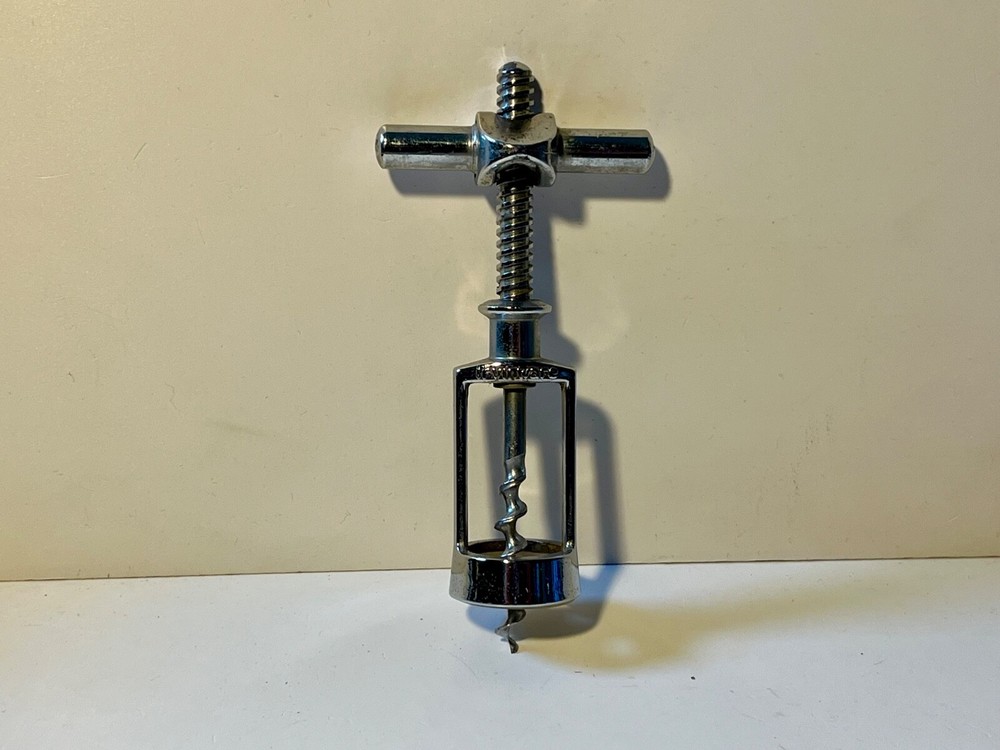 Vintage IRVINWARE ITALY T-Frame Corkscrew Wine Bottle Cork Puller