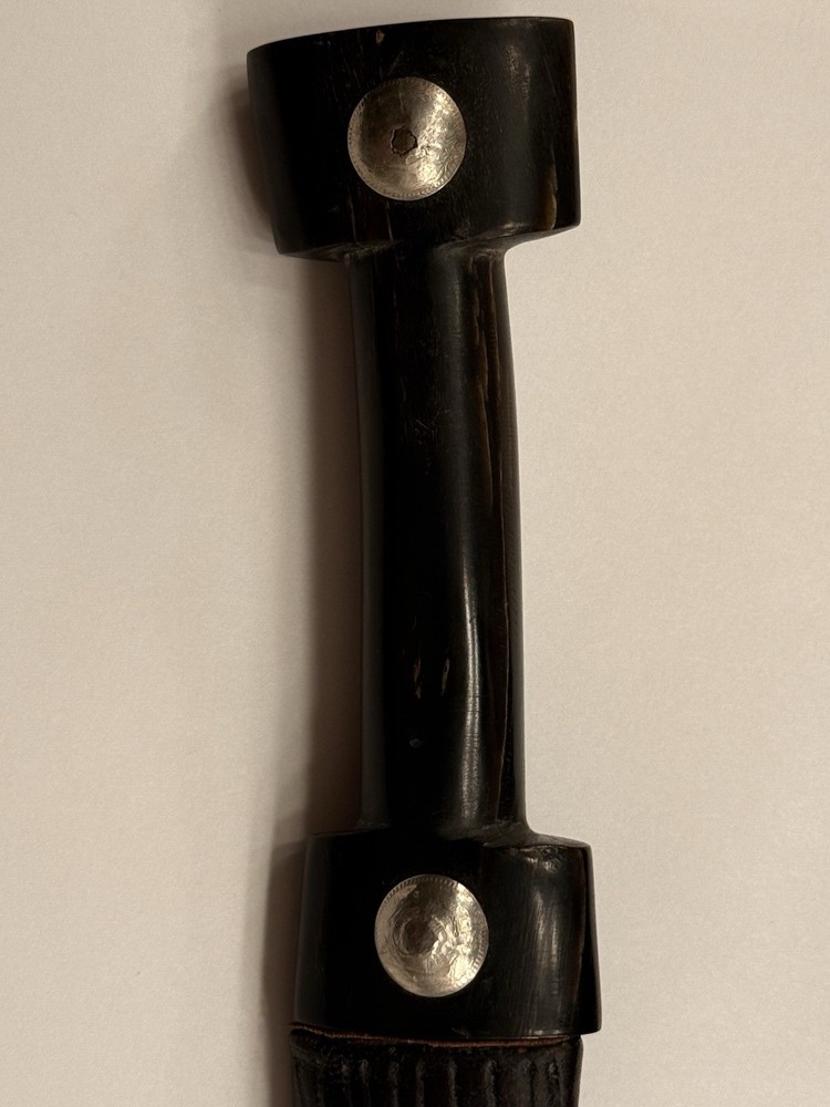 Kurdish Wootz Dagger Buffalo horn Handle