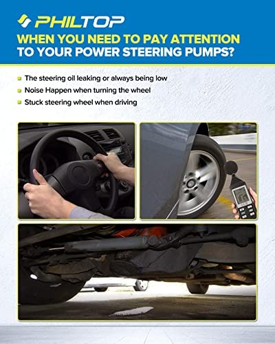 Power Steering Pump Compatible with 328i 2007-2013, 21-147