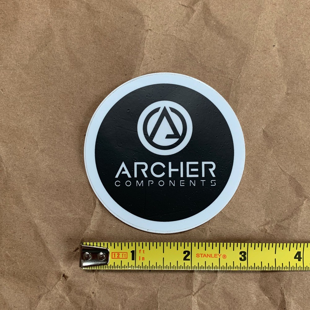 Archer Components sticker decal, genuine, original, 3", NEW