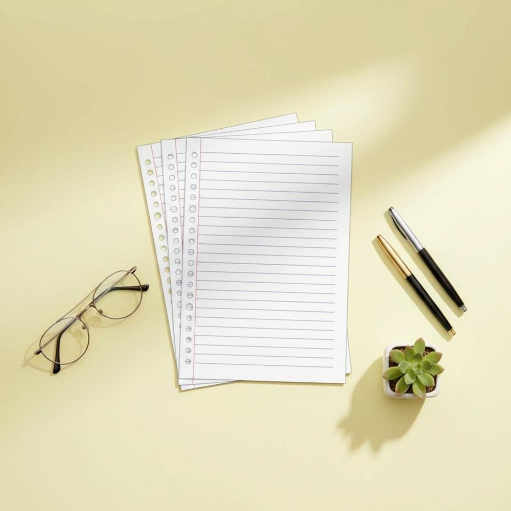 80 Sheets Loose Sheet Refill Paper Multi-Size Options A5 Refill Paper