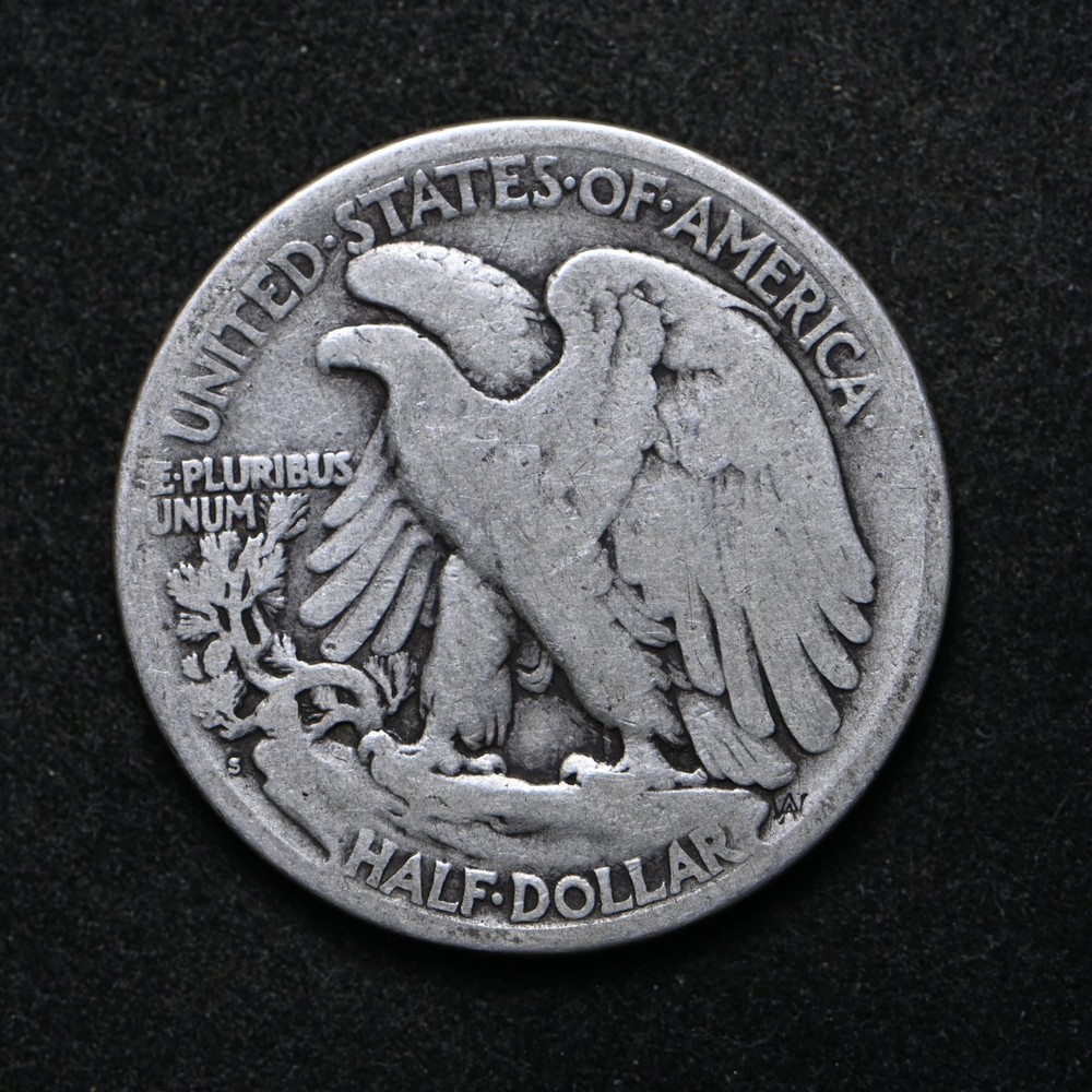 1919-S Walking Liberty Silver Half Dollar (cn16618)