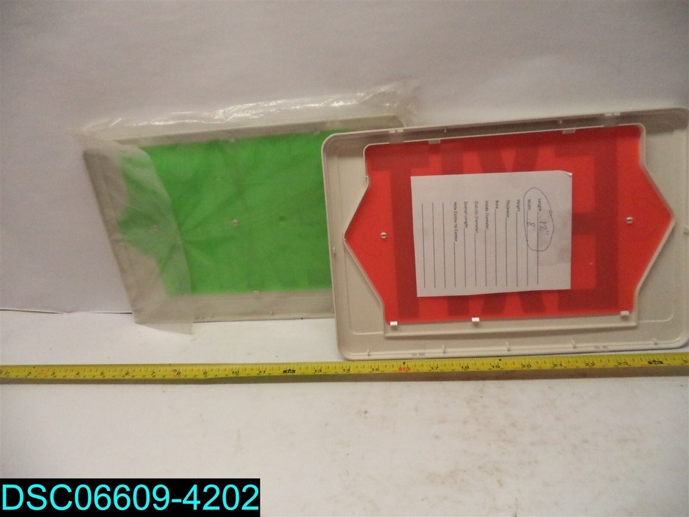 QTY=2: LITHONIA LIGHTING EXIT SIGNS COVER 12" X 8"