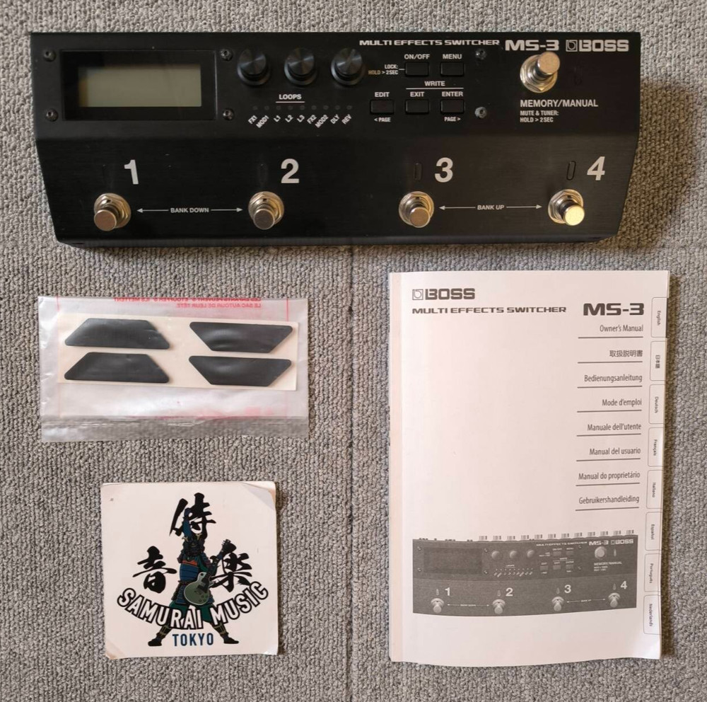 Boss MS-3 Multi Effects Switching Pedal Loop Switcher From Japan