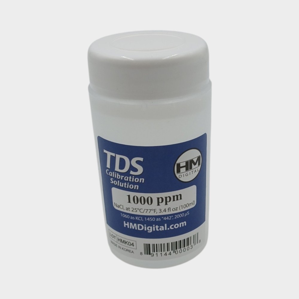 HM Digital 1000ppm TDS Calibration Solution 3.4 OZ.