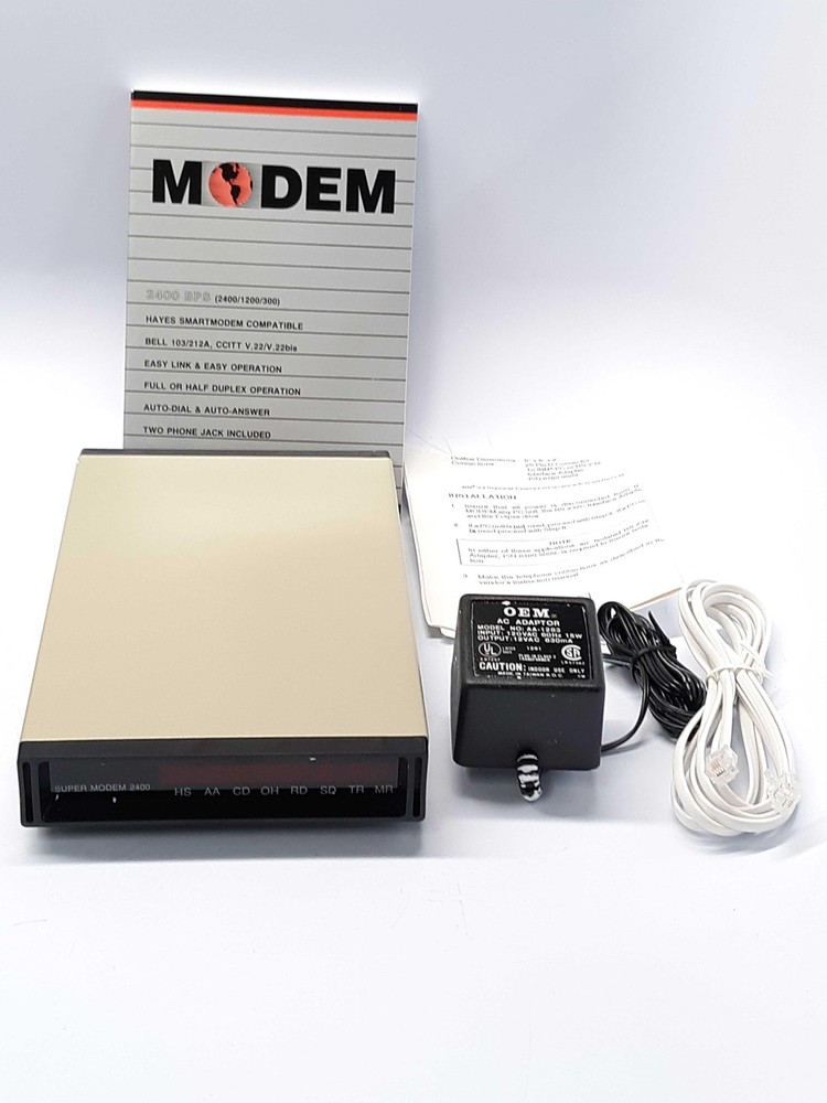 MODEM 49557 Super Modem 2400 BPS