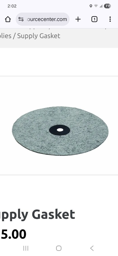 ARC Curbless Shower Supply Gaskets (2pcs.)