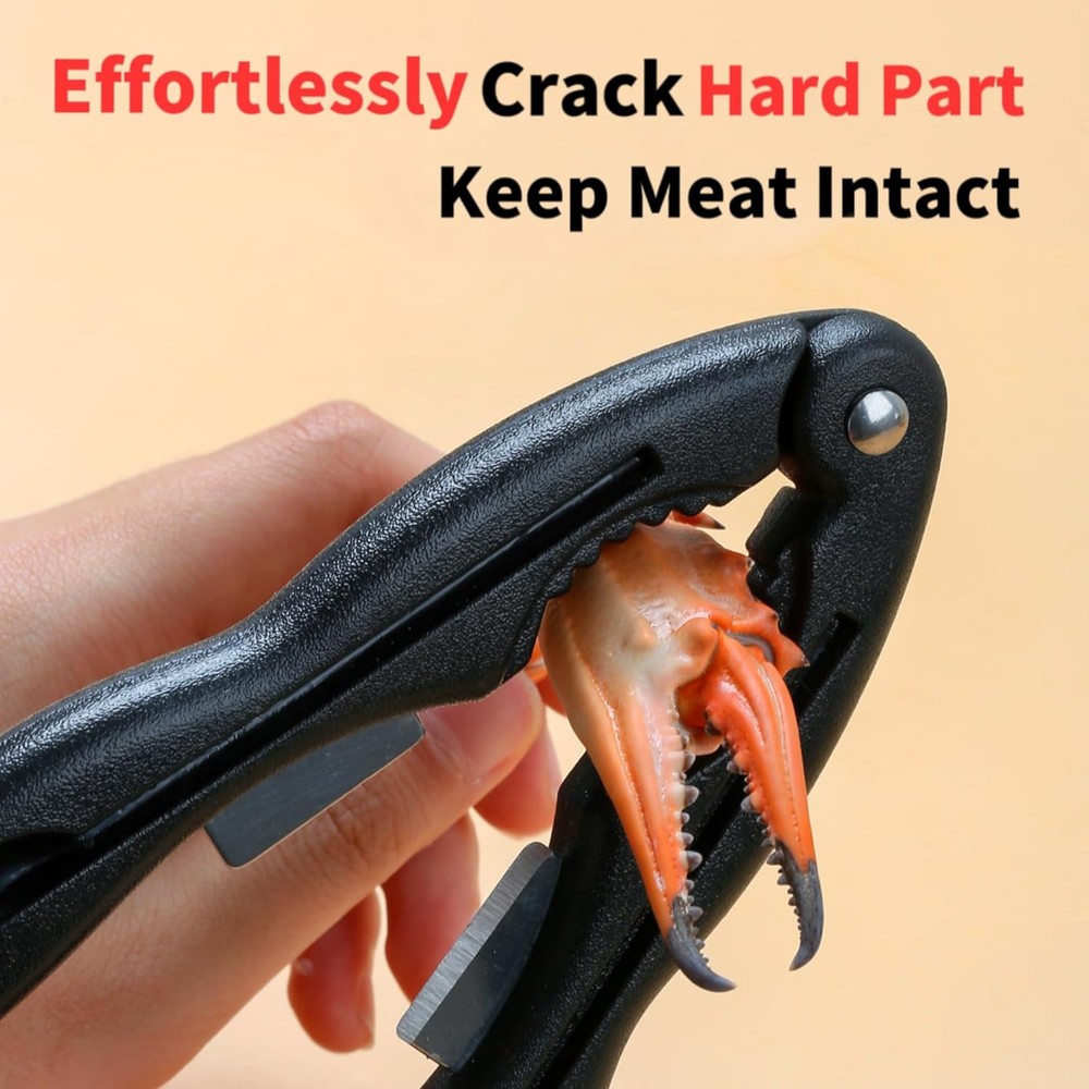 Crab Crackers and Tools Multifunctional Leg Efficient Black