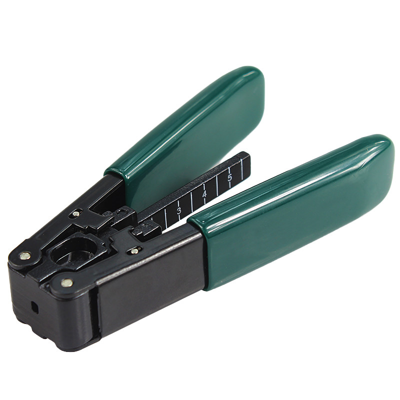 Three-port Fiber Optic Stripper Pliers Wire Strippers FTTH Cable Stripping Tools